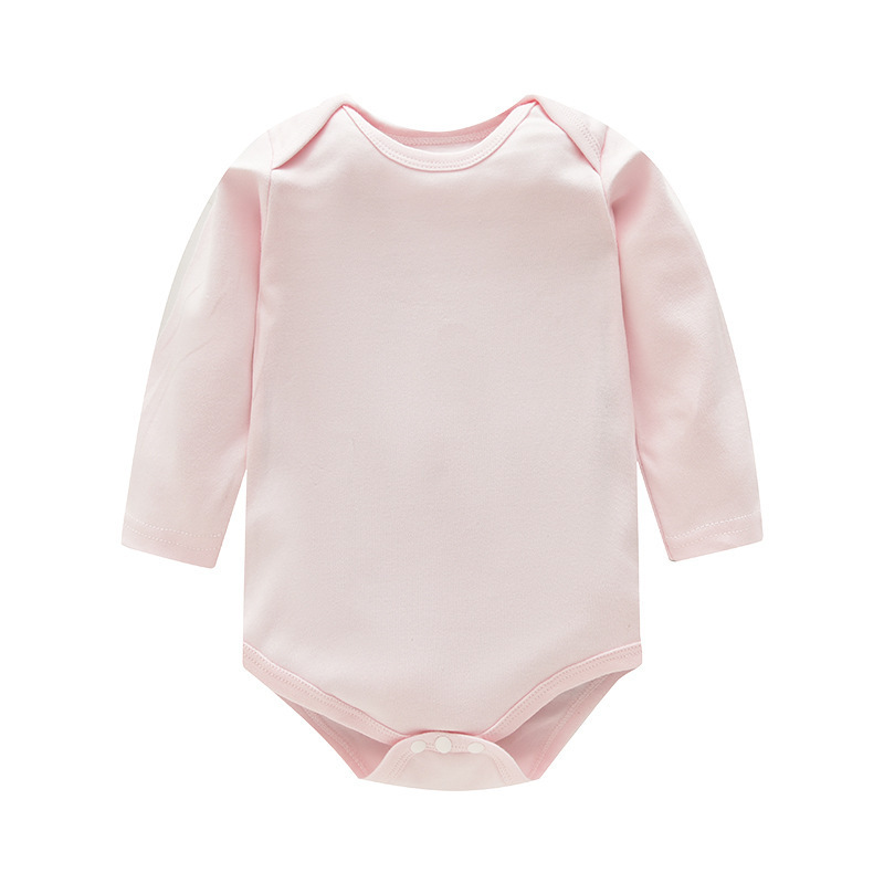 Wholesale Polyester Knitted Baby Romper Long Sleeve New Born Baby Clothes Rompers Romper Baby Onesie