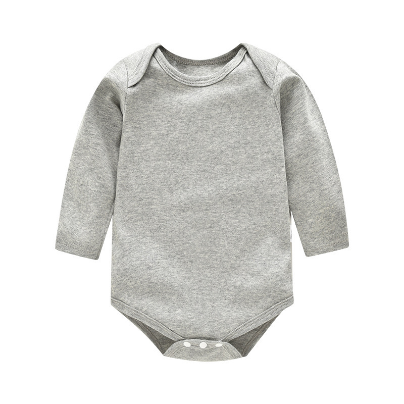 Wholesale Polyester Knitted Baby Romper Long Sleeve New Born Baby Clothes Rompers Romper Baby Onesie