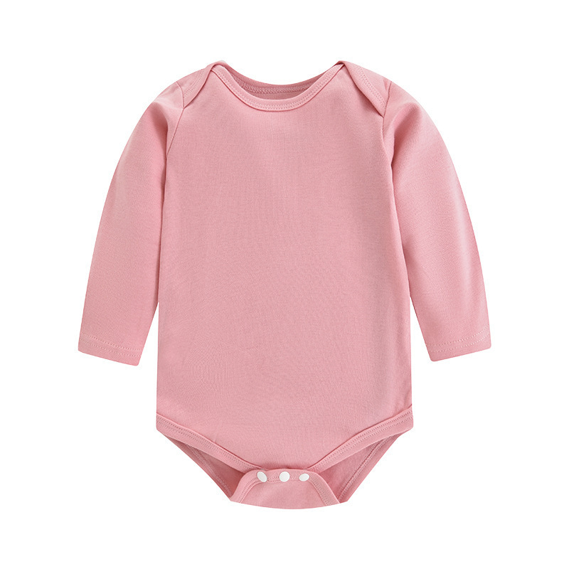 Wholesale Polyester Knitted Baby Romper Long Sleeve New Born Baby Clothes Rompers Romper Baby Onesie