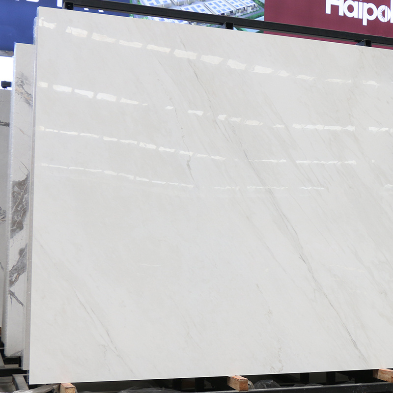 Factory Cheap Prices Carving white Marble Slabs Tiles 1600*3200*12, Matt Surface mm porcelain polished glazed slab marble tile