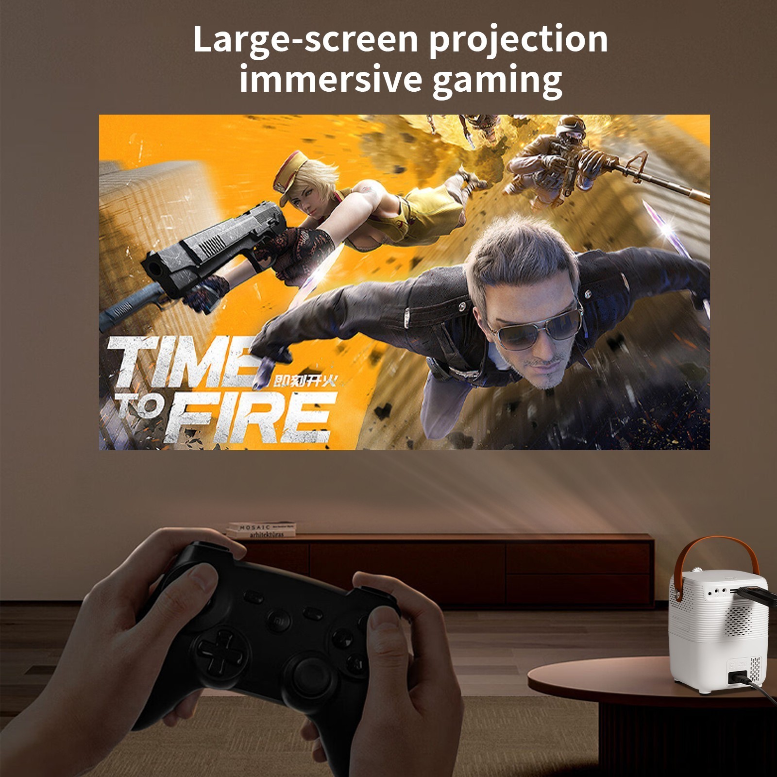 Umiio New  A009 Home Theater Portable Smart Hdmi Projector 1080P for outdoor meetings and home theater portable smart projector