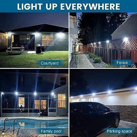 Solar Lights Outdoor IP65 Motion SensorEasy to Install Solar Lights for Outside, Front Door, Yard