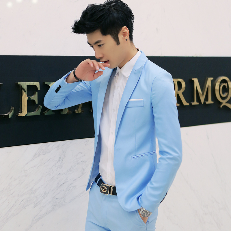 MXF-P4 One Piece Dropshipping Wholesale Fashion Casual Korean Suits Men's Teen Suits