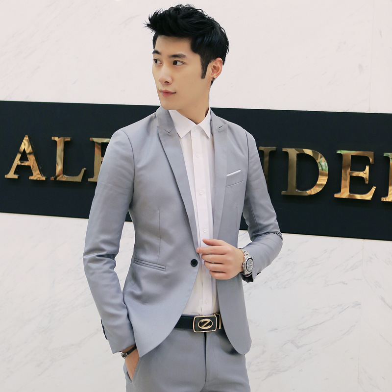 MXF-P4 One Piece Dropshipping Wholesale Fashion Casual Korean Suits Men's Teen Suits