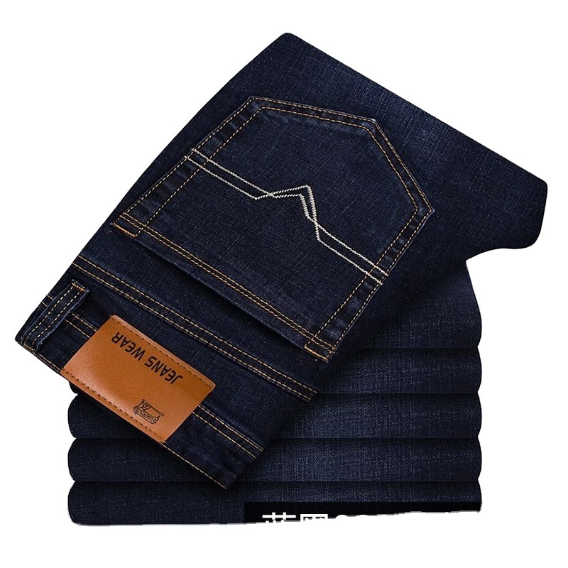 Ready to Ship Denim Jeans for Men Slim fit Pants Skinny Men's Jeans Pants Man High-Waisted Straight Pants