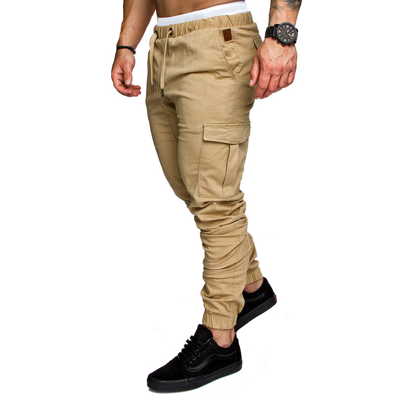 MTR-15 men's tooling multi-pocket track pants joggers men's woven fabric pants men casual trousers