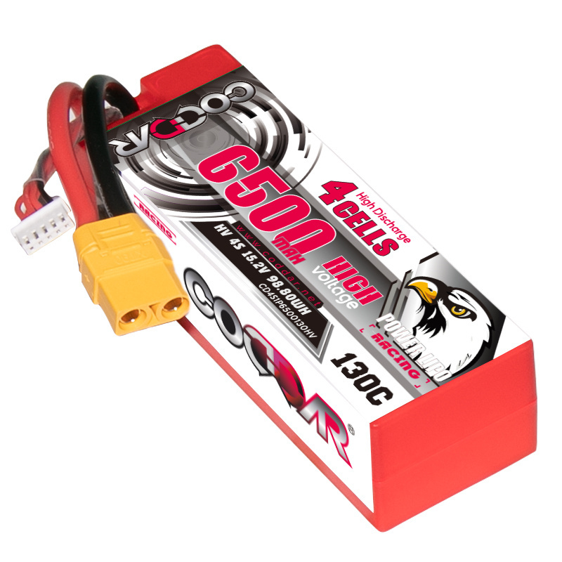 CODDAR 4S 6500MAH 15.2V 130C Cabled Hard Case RC Car Boat  XT90 XT60 EC5 DEANS TRX Thin 4S LCG RC LiPo Battery Pack