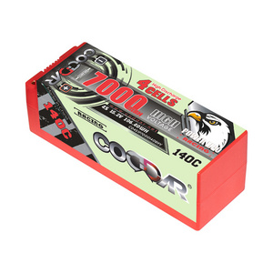 CODDAR LiPo Battery 4S 7000MAH HV 15.2V 140C Hard Case 5mm Bullet Pack 1/8 scale RC cars LiHV