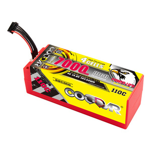 CODDAR LiPo Battery 4S 7000MAH 14.8V 110C Hard Case 5mm Bullet Stick Pack 1/10 scale RC cars