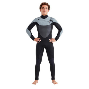 Top quality 3mm chest zip neoprene wet suit scuba diving suit