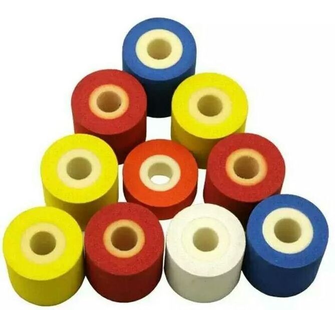 Codewel China Factory Black High Temperature Hot Solid Ink Roller 36mm*32mm Quick Dry Hot Melt Ink Roll