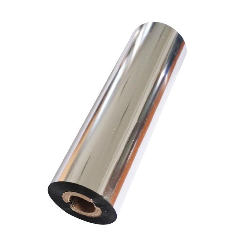 High Quality 25mm 55mm White Silver Rose Gold Foil Colors Wax Resin Transfer Thermal Ribbon