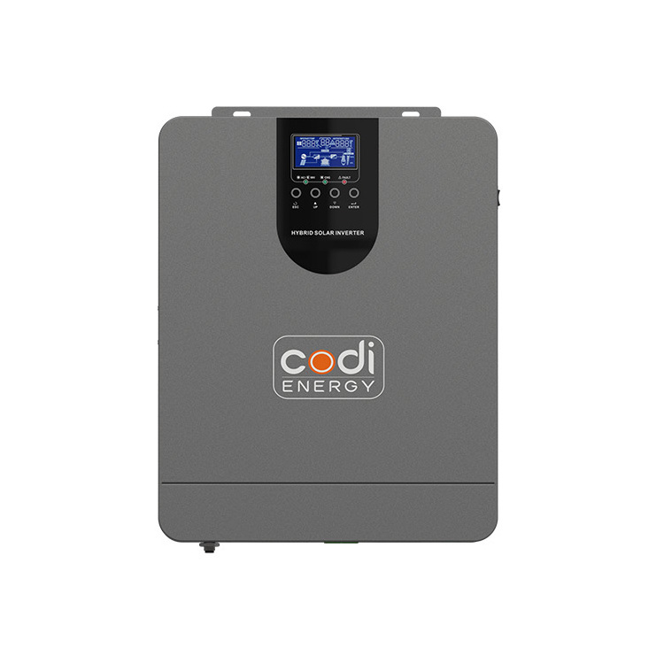 Codi Energy Hybrid Solar Power Inverter MPPT 12V 24V 230V 1.2KW 2.4KW 1200W 2400W Off Grid Power Inverter