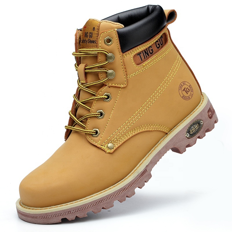 Autumn Winter Outdoors Steel Toe function Shoes Safety Work Boots Work Anti-piercing Protection Footwear Safety Shoes men