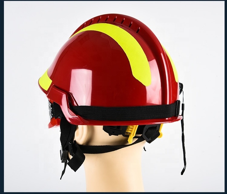 Rescue Fire Fighting Protective Flame Retardant Safety Fireman Helmet with Visor