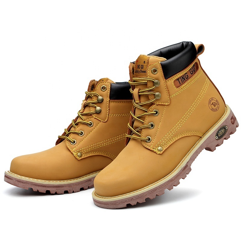 Autumn Winter Outdoors Steel Toe function Shoes Safety Work Boots Work Anti-piercing Protection Footwear Safety Shoes men