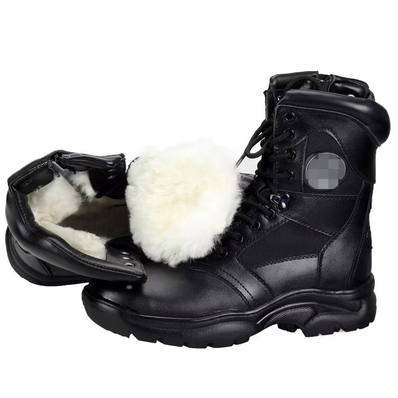 OEM top sale black high cut outdoor safety boots Tactical Boots Combat Boots steel toe function shoes