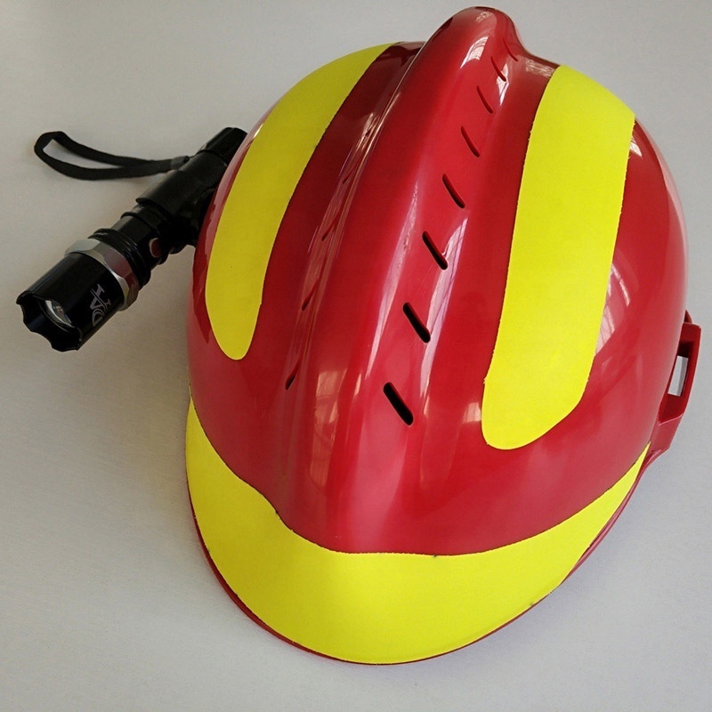 EN 443 fire helmet china rescue equipment fire man fireman fire figthing helmet with flashlight lamp