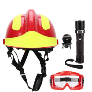 Rescue Fire Fighting Protective Flame Retardant Safety Fireman Helmet with Visor