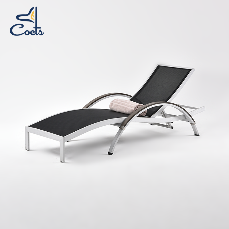 Eco-Friendly Garden Furniture Loungers Patio Grey Reclining Sun Recliners Hanging Chaise Lounger