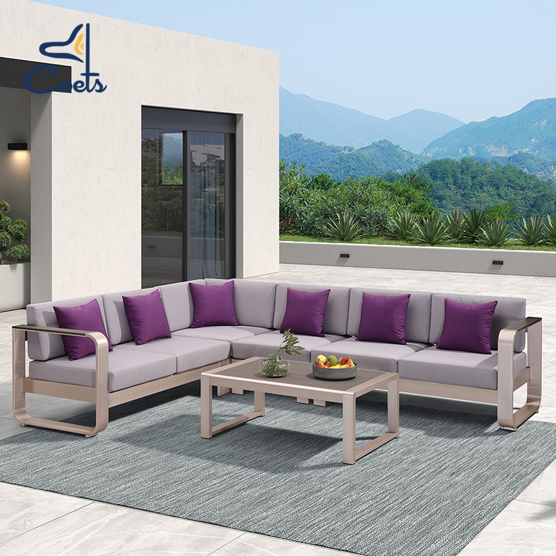 balcony furniture outdoor luxury outdoor furniture sofa set aluminum outdoor sofa garden outdoor furniture set garden sofas