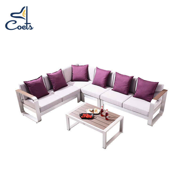 Bistro modern modular sectional sofa set  muebles exterior  outdoor patio furniture