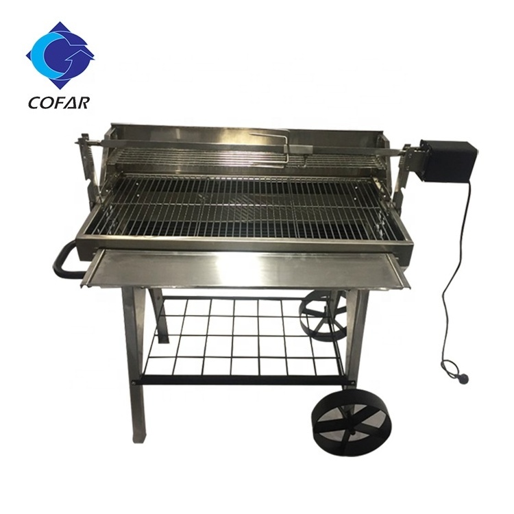 Lamb Pig Goat Charcoal Barbecue BBQ grills Roaster Spit Rotisserie Hog Roasting Machine