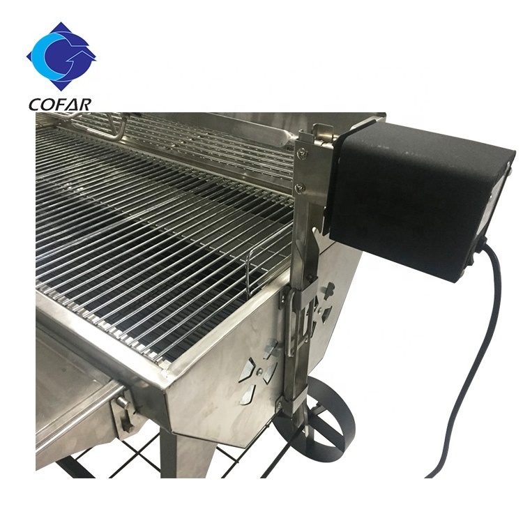 Lamb Pig Goat Charcoal Barbecue BBQ grills Roaster Spit Rotisserie Hog Roasting Machine