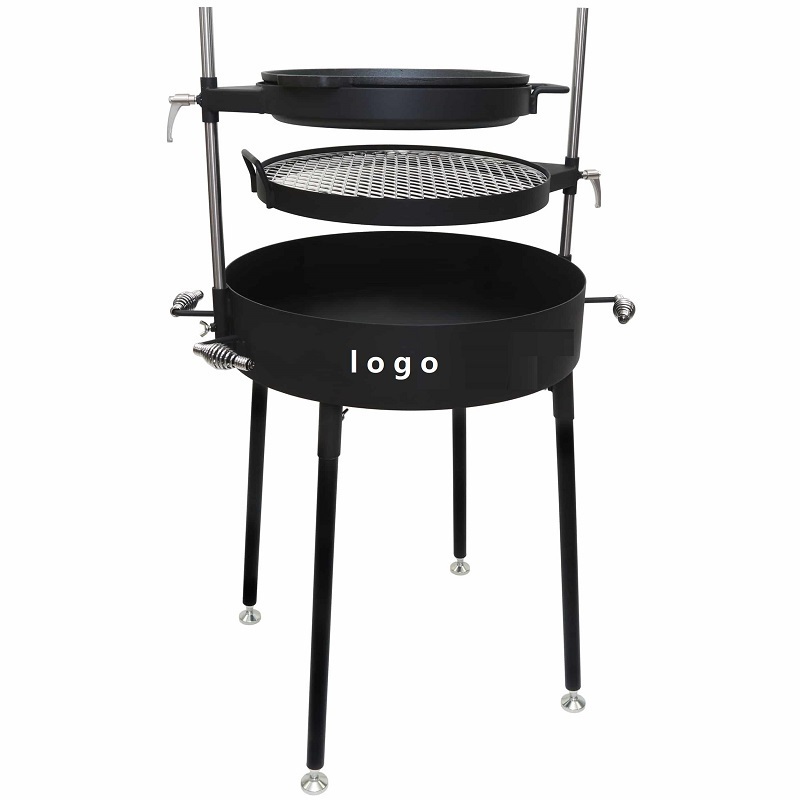 Good Quality grill Open Round  Fire Grill smart Steel Chimney Fire Pits