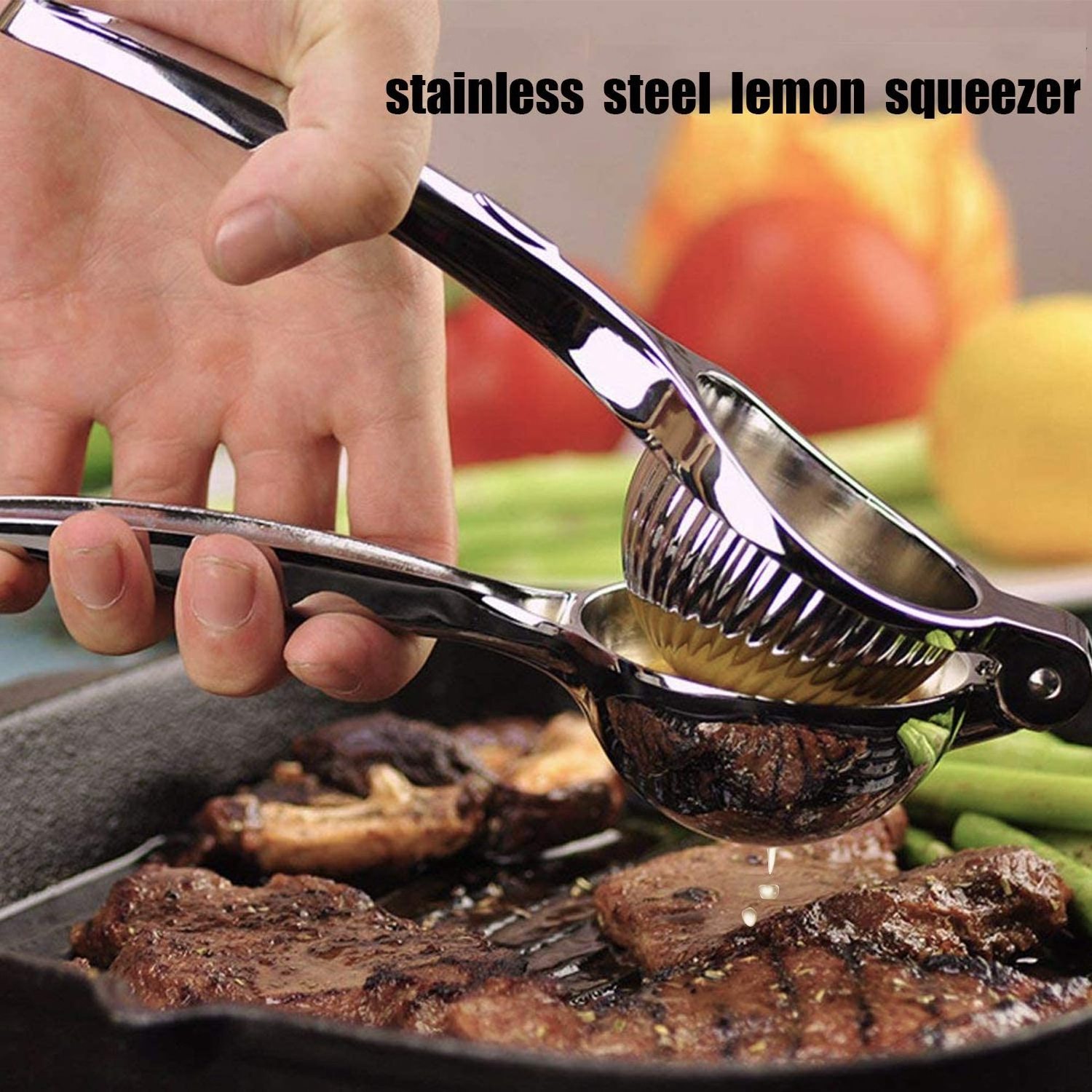 Aluminum Alloy 2 In 1 Citrus hand Manual Stainless Steel Orange Lime Lemon Squeezer Juicer