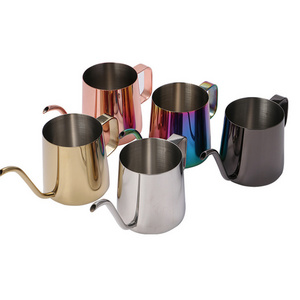 Brewing Mini 250ml 350ml 600ml Stainless Steel Handle Tea Spout Coffee Pot Drip Pour Over Gooseneck Coffee Kettle