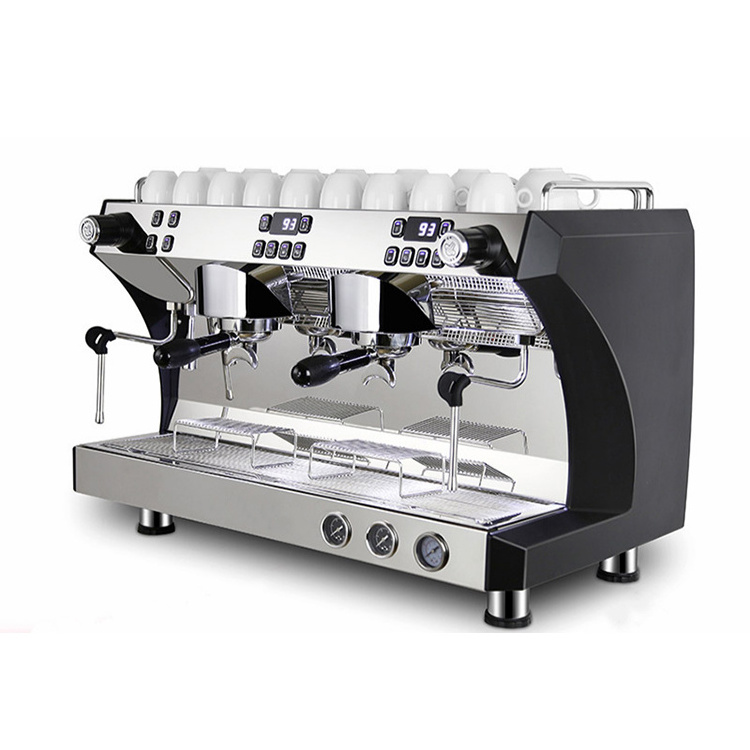 Profesional Italian E61 Other Coffee Makers 2 Group Semi Automatic Commercial Coffee Espresso Machine With Milk Frother