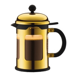 Premium Bodum Chambord French Press Coffee Maker 3/4/8 Cups Gold Stainless Steel Heat Resistant Permanent Filter Cafetiere