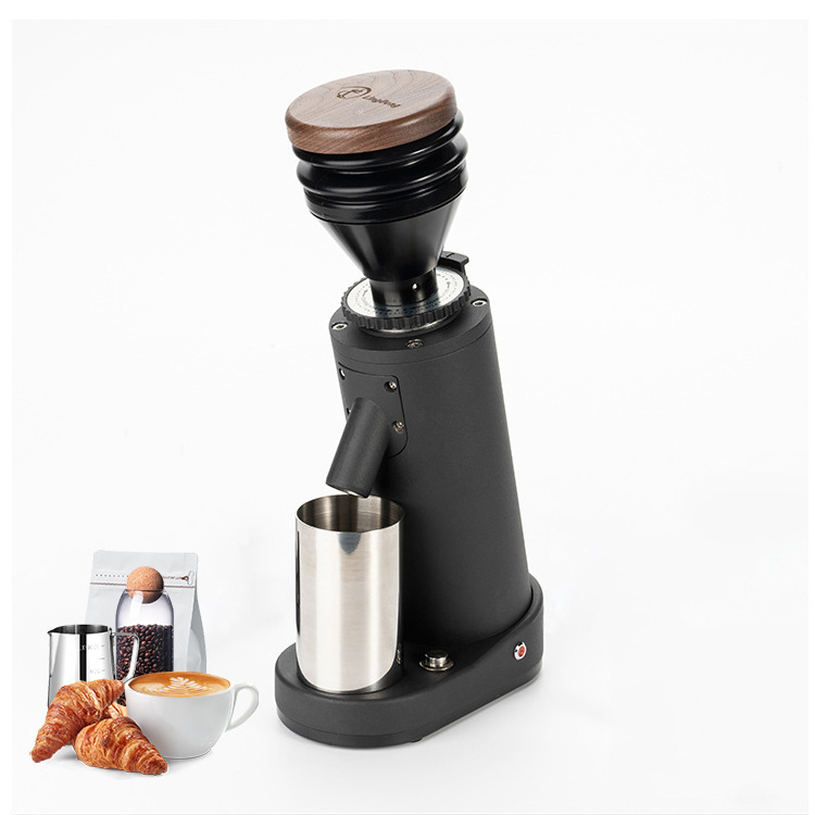 Cheap Small Burr Logo Df64 Ssp Burs Sus420 Burrs Ultra Espresso Coffee Grinder With Bottom Price