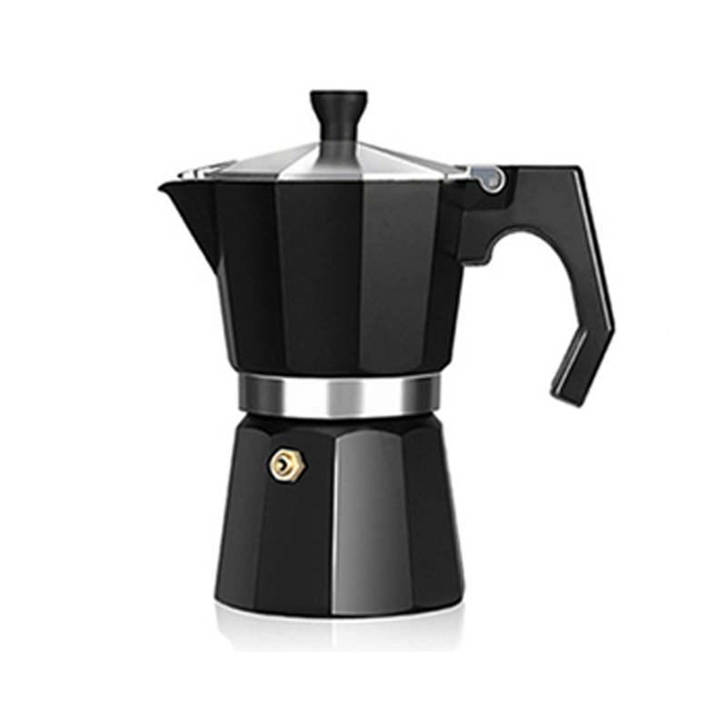 2022 Easyworkz Italy Bialetti Colored High Quality Aluminum Mini 2 Cup Industrial 3 Cup Espresso Coffee Maker Moka Stovetop Pot