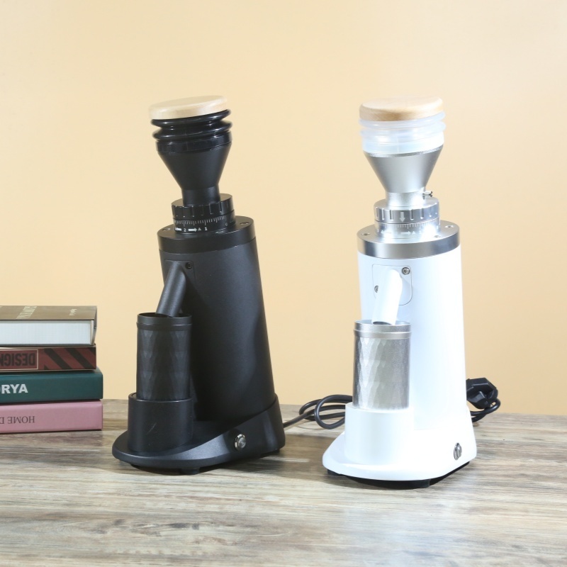 Single Dose Coffee Grinder for Black & White Aluminum Alloy Coffee Grinder for Gift