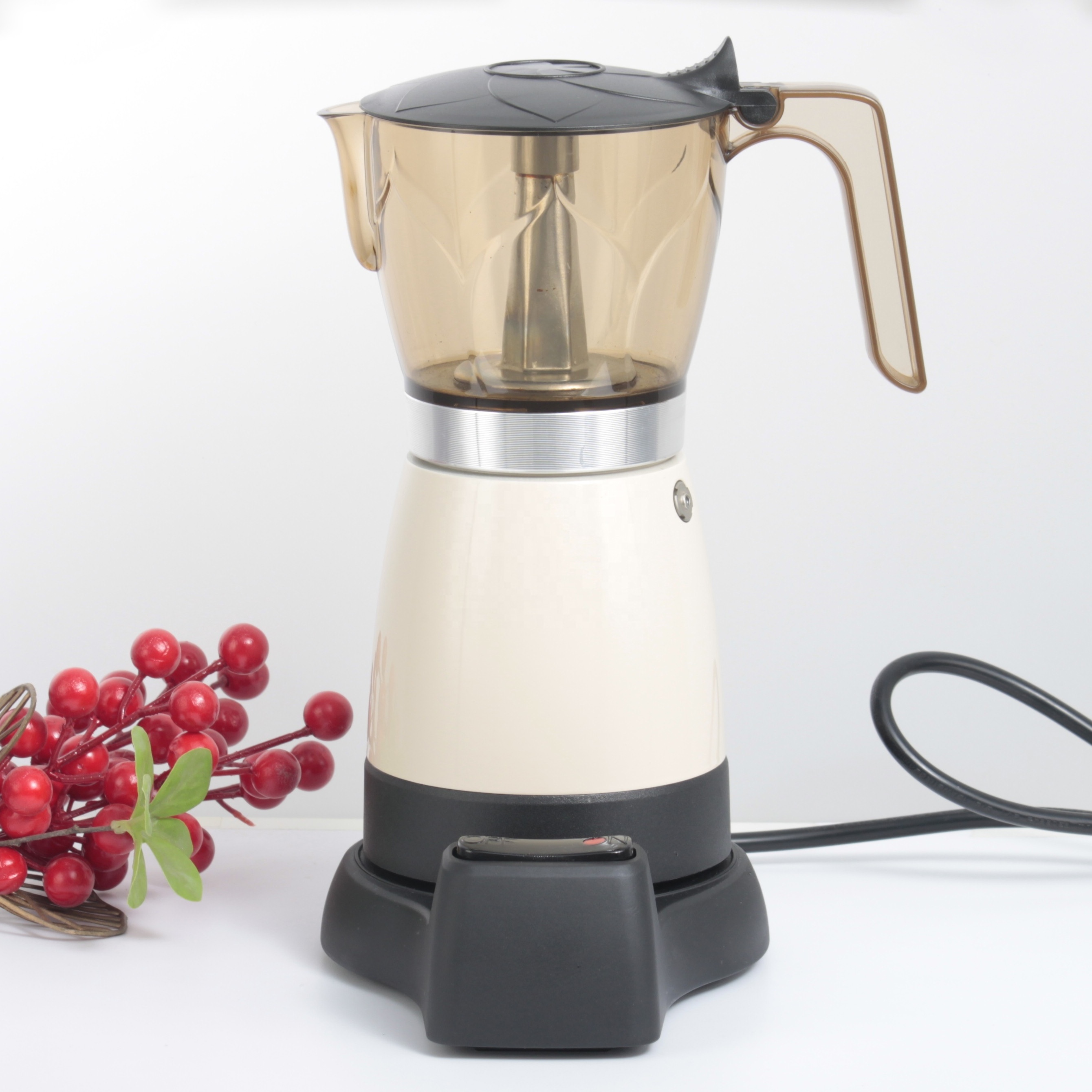 moka pot coffee maker  new PC with auto shut off TIMER OEM ETL ODM VED moka pot  Coffee Appliances Office Coffee Pot Italian