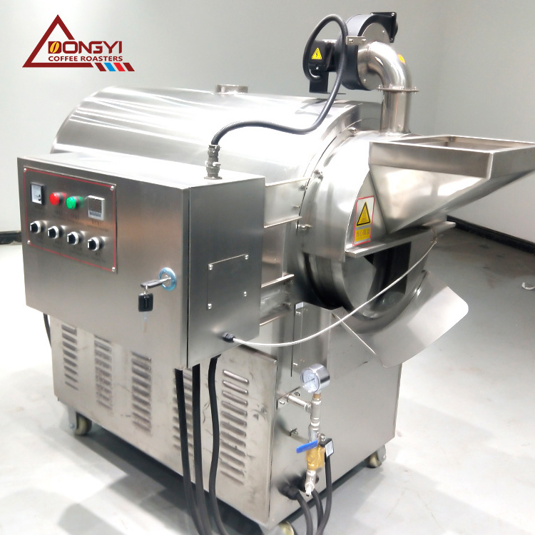 Grain Roasting Machine Seeds Nuts Wheat Corn Roaster Dongyi Stainless Steel Peanut Roaster Machine with CE