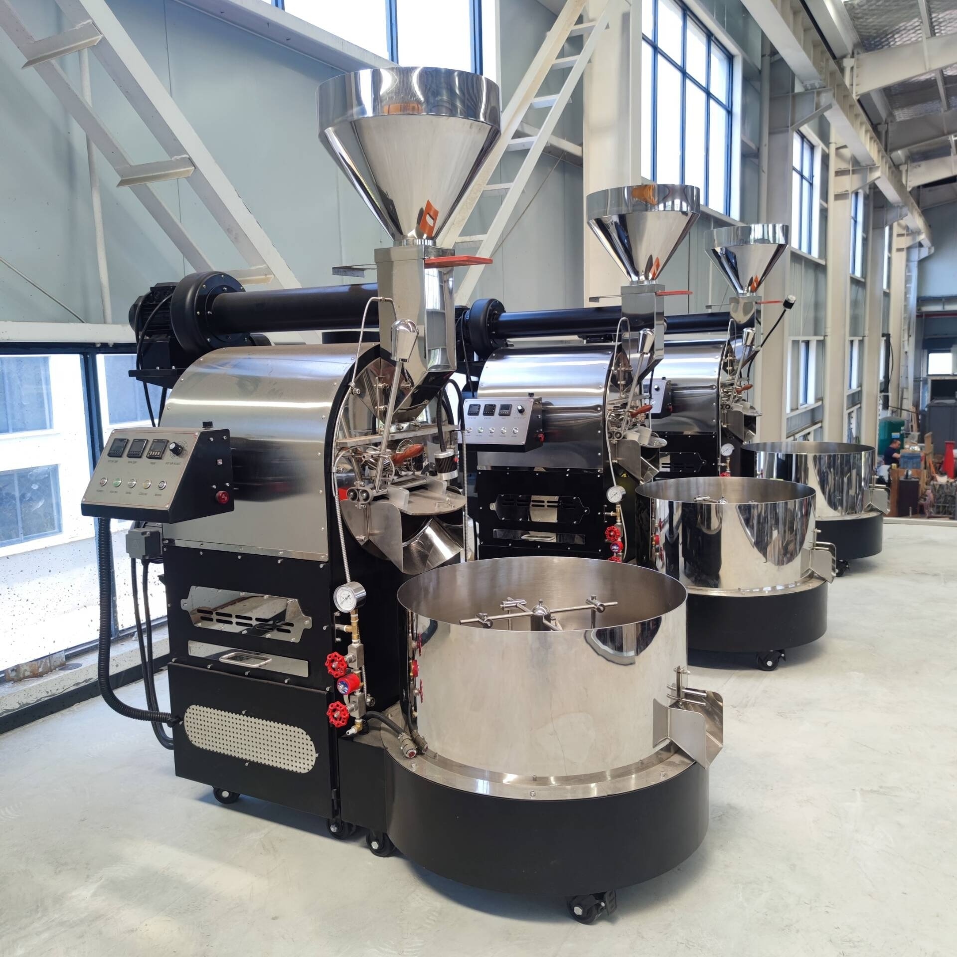 Artisan control taiwan coffee roaster electric coffee roaster 15kg gas 15kg industrial coffee roaster