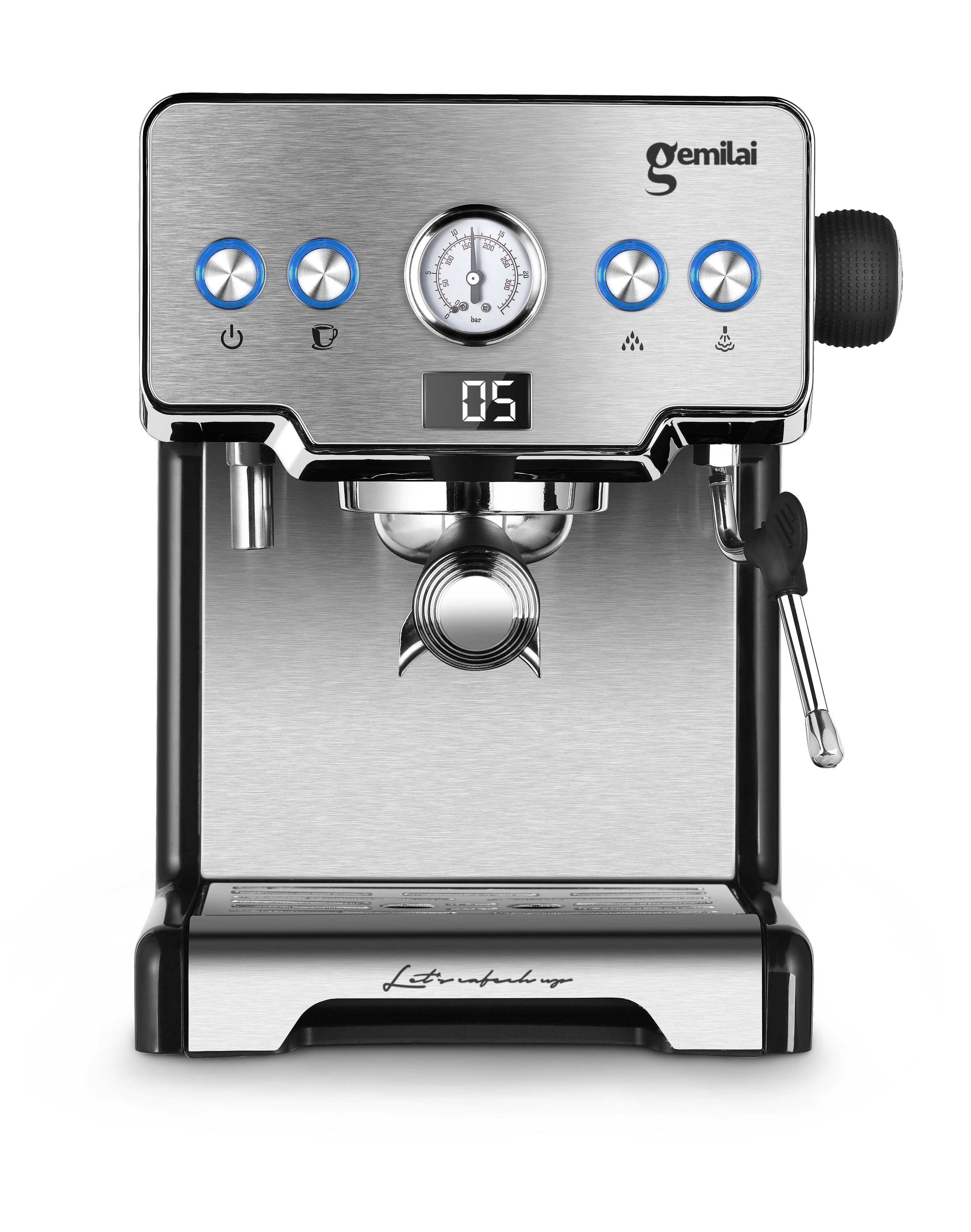 Home Appliance Automatic Espresso Coffee Maker Stainless Steel Cafetera Industrial Cappuccino Coffee Making Machine