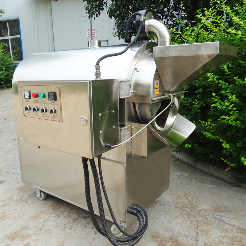 Peanut roaster machine industrial seeds roaster electric coca beans roasting machinery equipment