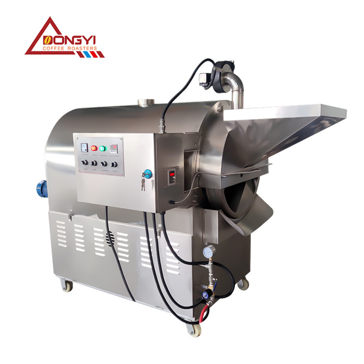 Grain Roasting Machine Seeds Nuts Wheat Corn Roaster Dongyi Stainless Steel Peanut Roaster Machine with CE