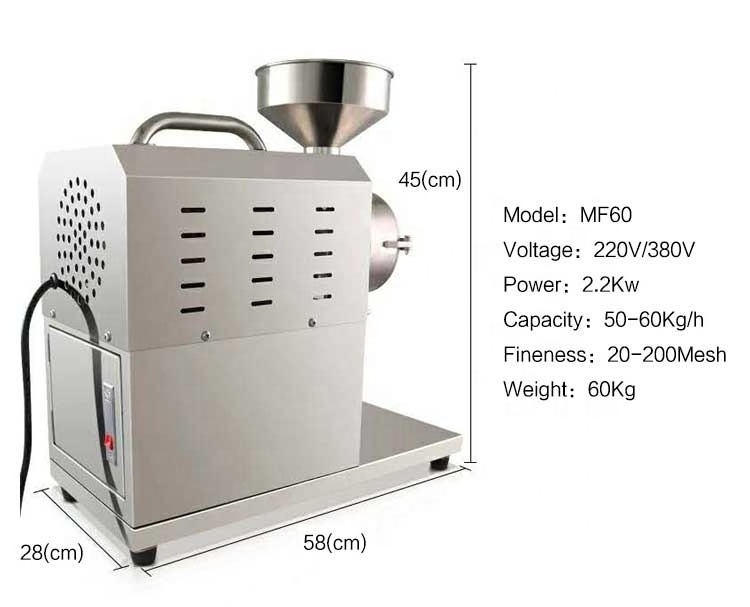 Steel espresso 60kg commercial electric industrial coffee grinder wholesale