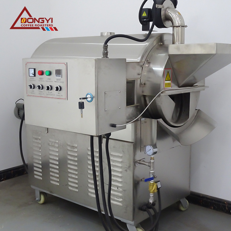 Grain Roasting Machine Seeds Nuts Wheat Corn Roaster Dongyi Stainless Steel Peanut Roaster Machine with CE