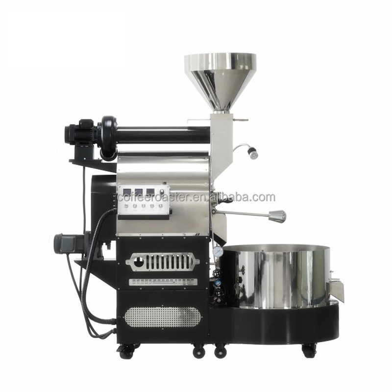 DONGYI heavy duty build coffee roaster 3kg coffee bean roasting machine USB Data Logging