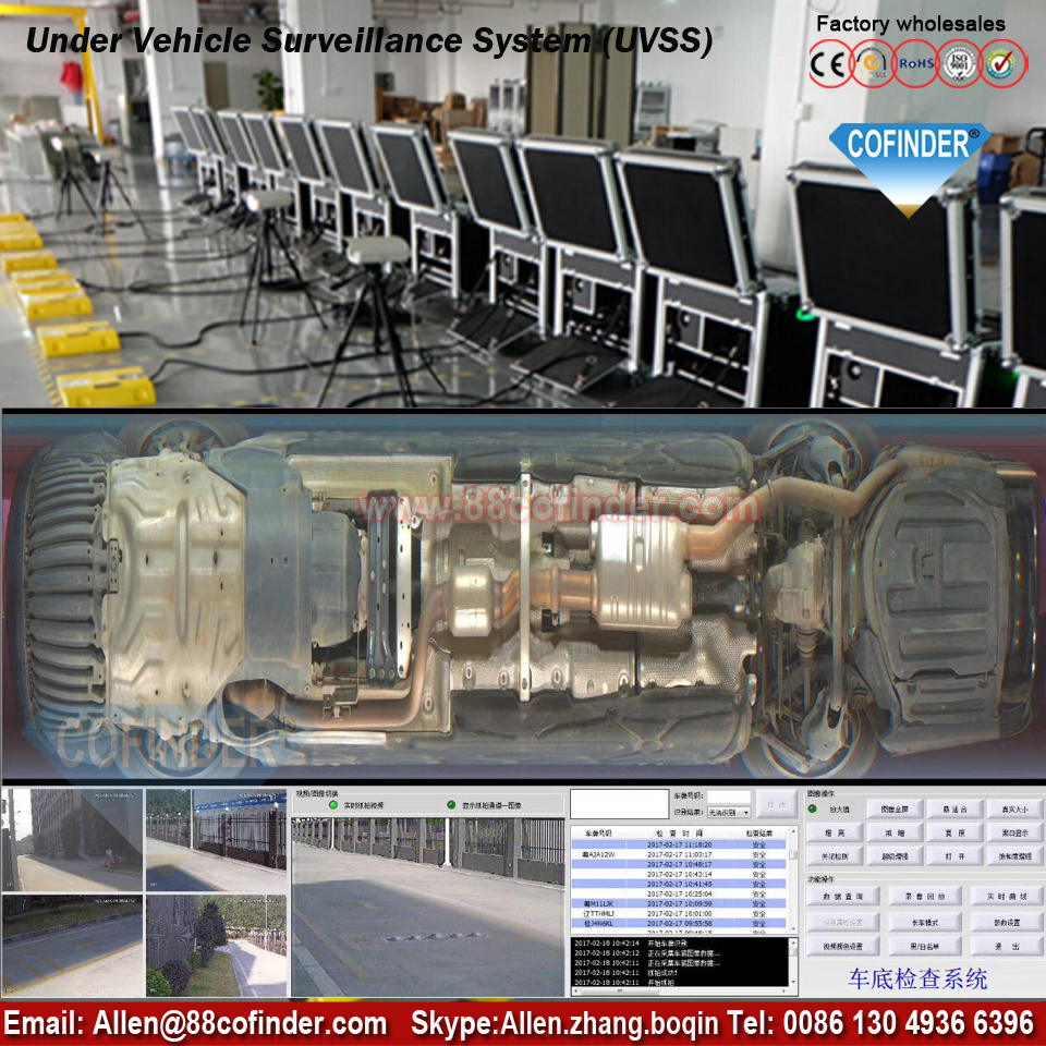 Cofinder Factory Advanced UVSS Portable Under Vehicle Security Inspection System Detecting Bombs and Explosives