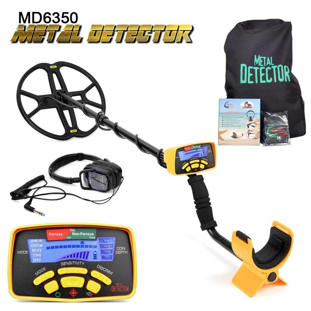 Two Years Warranty MD-6350 Underwater Underground Metal Detector Gold Digger Treasure Hunter Professional Detecting machine