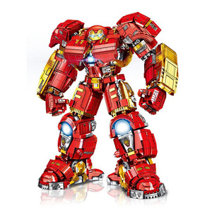 2098 4448pcs/set Super heroes compatible legoings 76210 Hulkbuster Building Blocks Bricks Toys Kids Christmas Gifts