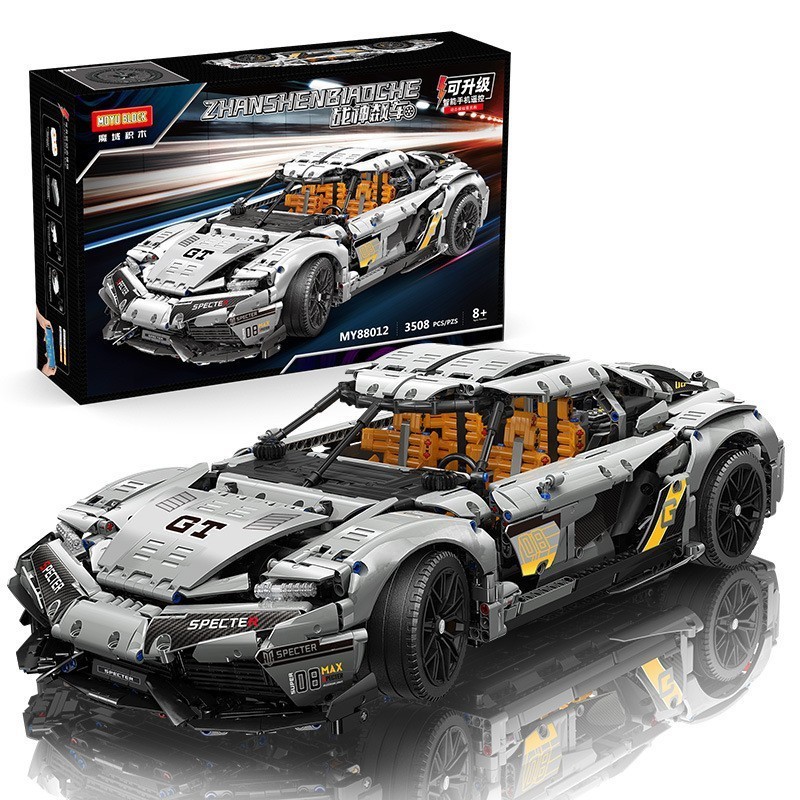 tech 88012 Super Sport Racing Car Koenigsegg  3508pcs/set Building Blocks Bricks For Kids Christmas Gifts