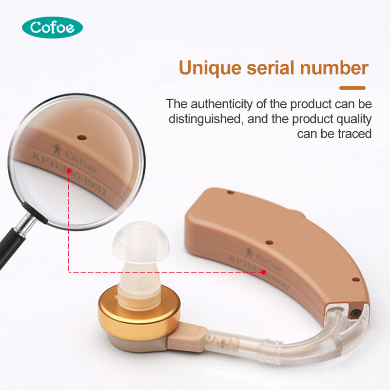 Invisible Rechargeable Hearing Amplifier High Quality Digital Hearing Aid Deafness Bone Conduction Hearing Aid